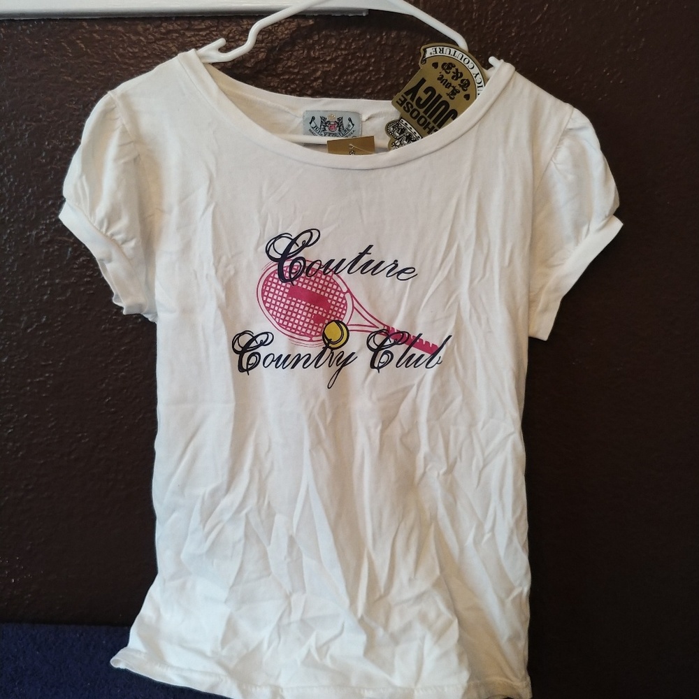 Juicy Couture XL Couture Tennis Country Club shirt